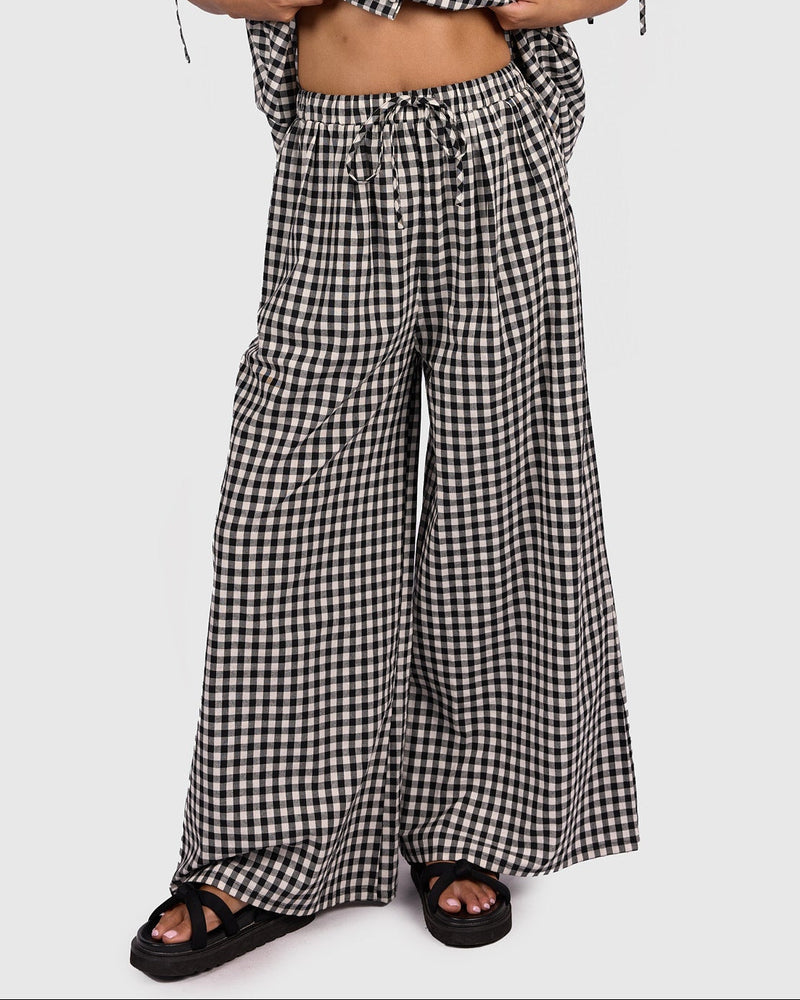FINAL SALE | Posey Pants | Black Gingham