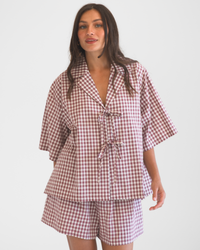 Wine Gingham