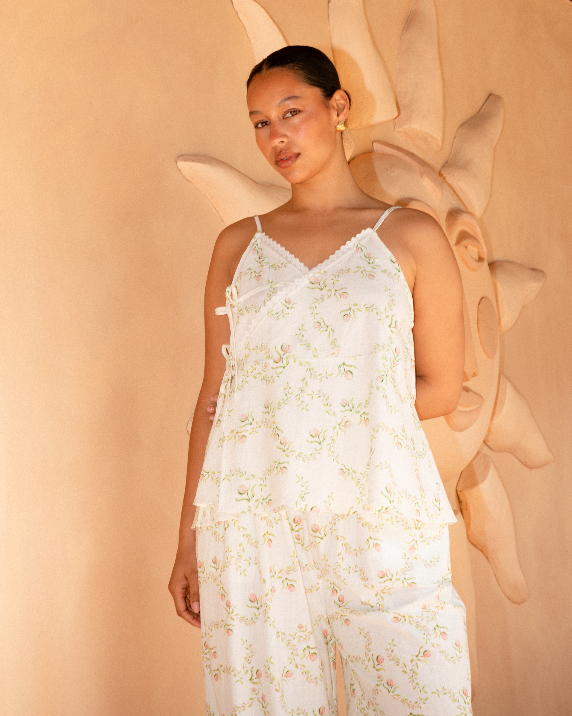 Lulu Wrap Top in Cottage Rose - Size Inclusive AU 6-26 - The Lullaby Club