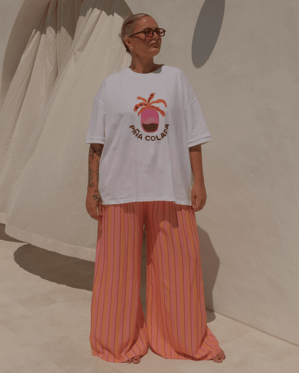 FINAL SALE | Slouchy Tee | Pina Colada