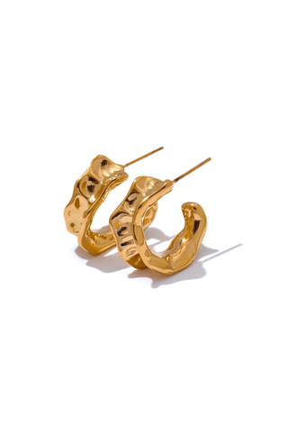 Anais Hoop Earrings | Gold