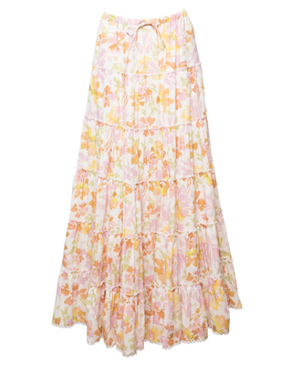 Robyn Maxi Skirt | Pastel Petals