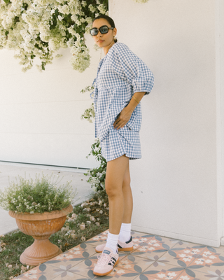 Matilda Shorts | Blue Gingham