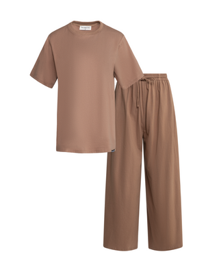 Essentials Pants Set | Brown