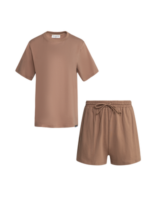 Essentials Shorts Set | Brown