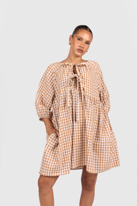 Caramel Gingham