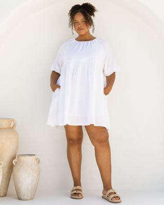 Edie Mini Dress | White