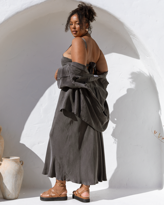 Enya Skirt | Charcoal