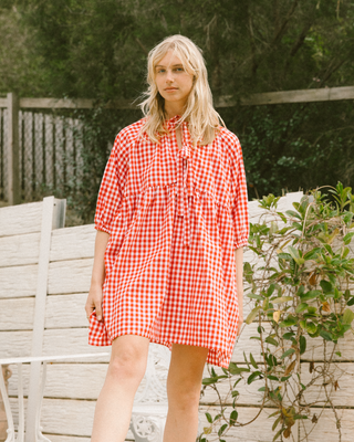 Florence Mini Dress | Red Gingham | PRE ORDER