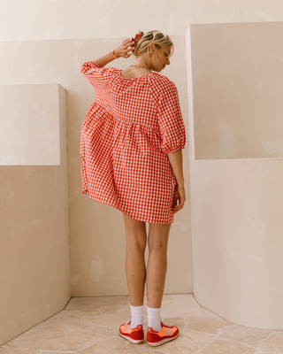 Florence Mini Dress | Red Gingham