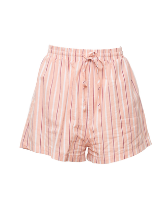 Sage Shorts | Peach Stripe