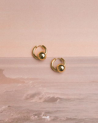 Clara Hoop Earrings |  Gold