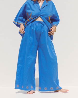 Lacey Pants | Blue Elidi