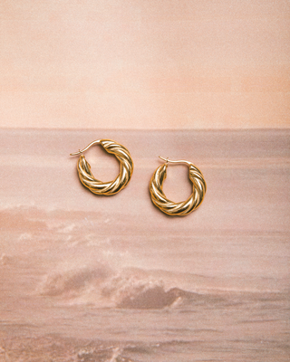 Cali Hoop Earrings | Gold