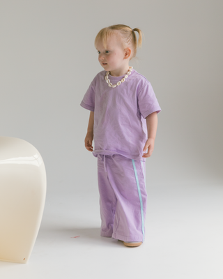 Kids Essentials Pants | Purple & Blue