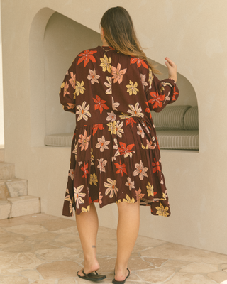 Avalon Smock Dress | Chocolate Flowers