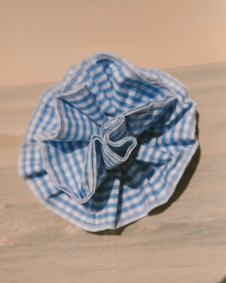 Gingham Charm Scrunchies