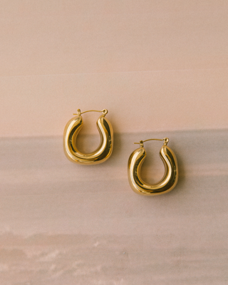 Luxe Curve Hoop Earrings