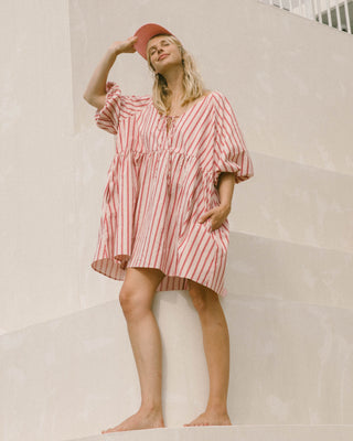 Frankie Dress | Pink Stripe