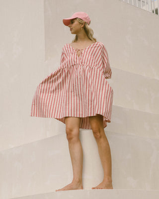 Frankie Dress | Pink Stripe