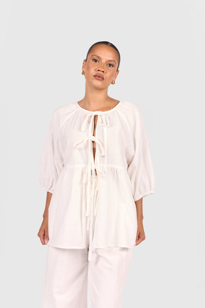 Florence Top | White