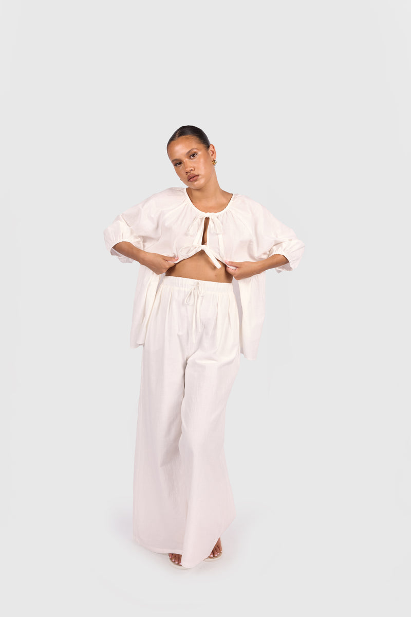 Posey Pants | White