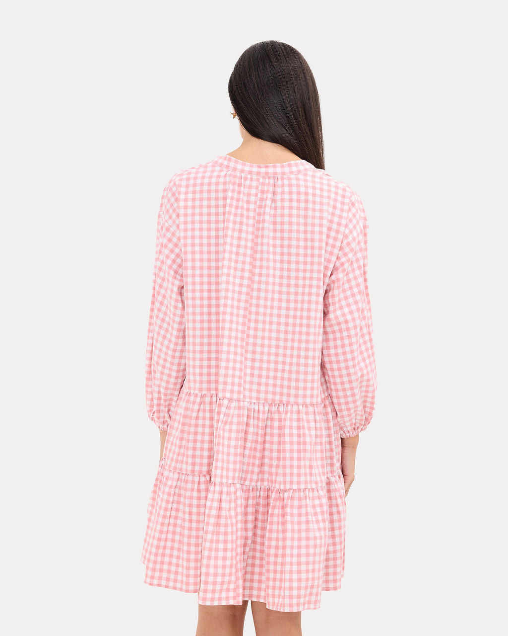 Avalon Smock Dress in Candy Gingham - Bump Friendly - The Lullaby Club