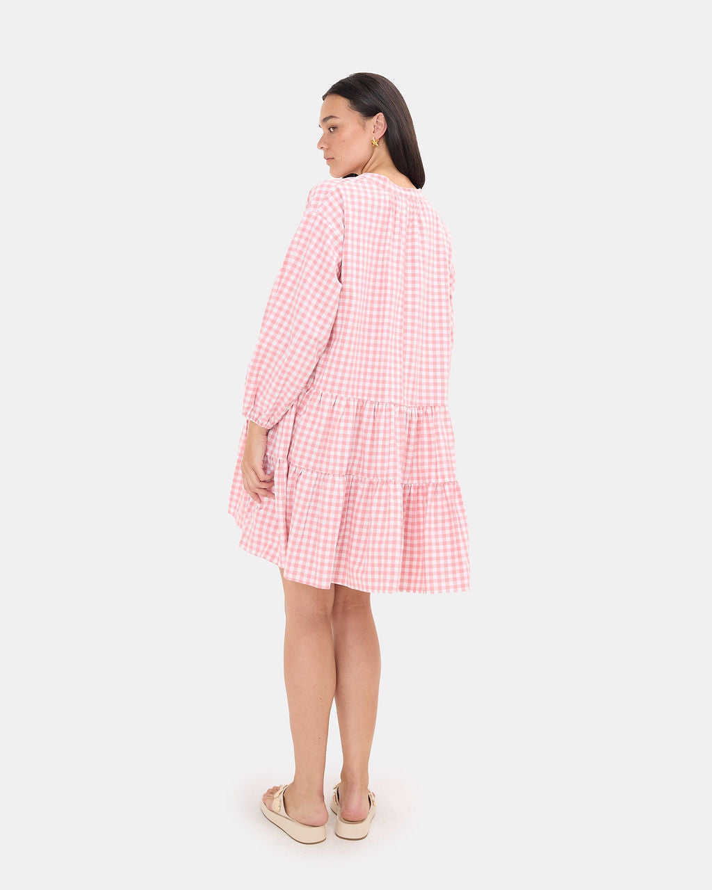 Avalon Smock in Candy Gingham - Maternity & Postpartum Friendly - The Lullaby Club