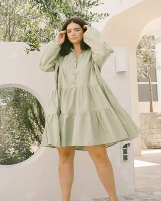 Avalon Smock Dress | Green