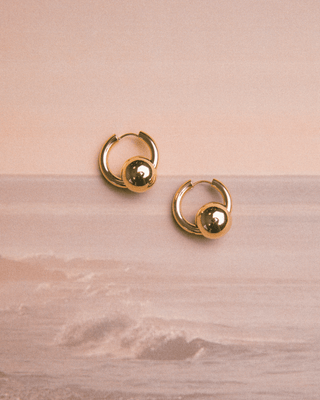 Clara Hoop Earrings |  Gold