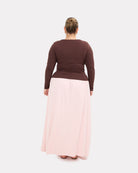 Dakota Top in Chocolate | Size Inclusive Maternity Wear | The Lullaby Club