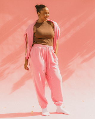 Essential Tracksuit Pants | Pink