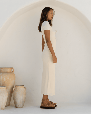 FINAL SALE |  Mila Maxi Dress | Vanilla