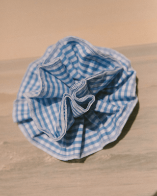 Gingham Charm Scrunchies