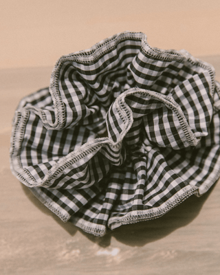 Gingham Charm Scrunchies