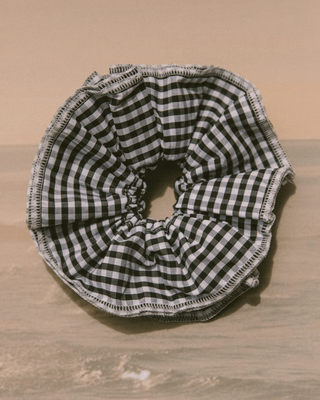 Gingham Charm Scrunchies