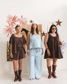 Harper Top in Chocolate - Size Inclusive Blouse - The Lullaby Club
