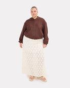 Lacey Skirt in Cream Lace | Adjustable Waistband | The Lullaby Club