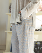 Long Sleeve Essentials Tee in Grey Marle -  Hidden Breastfeeding Zipper - The Lullaby Club