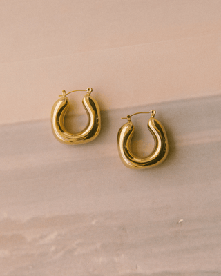 Luxe Curve Hoop Earrings