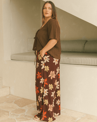 Posey Pants | Chocolate Flowers