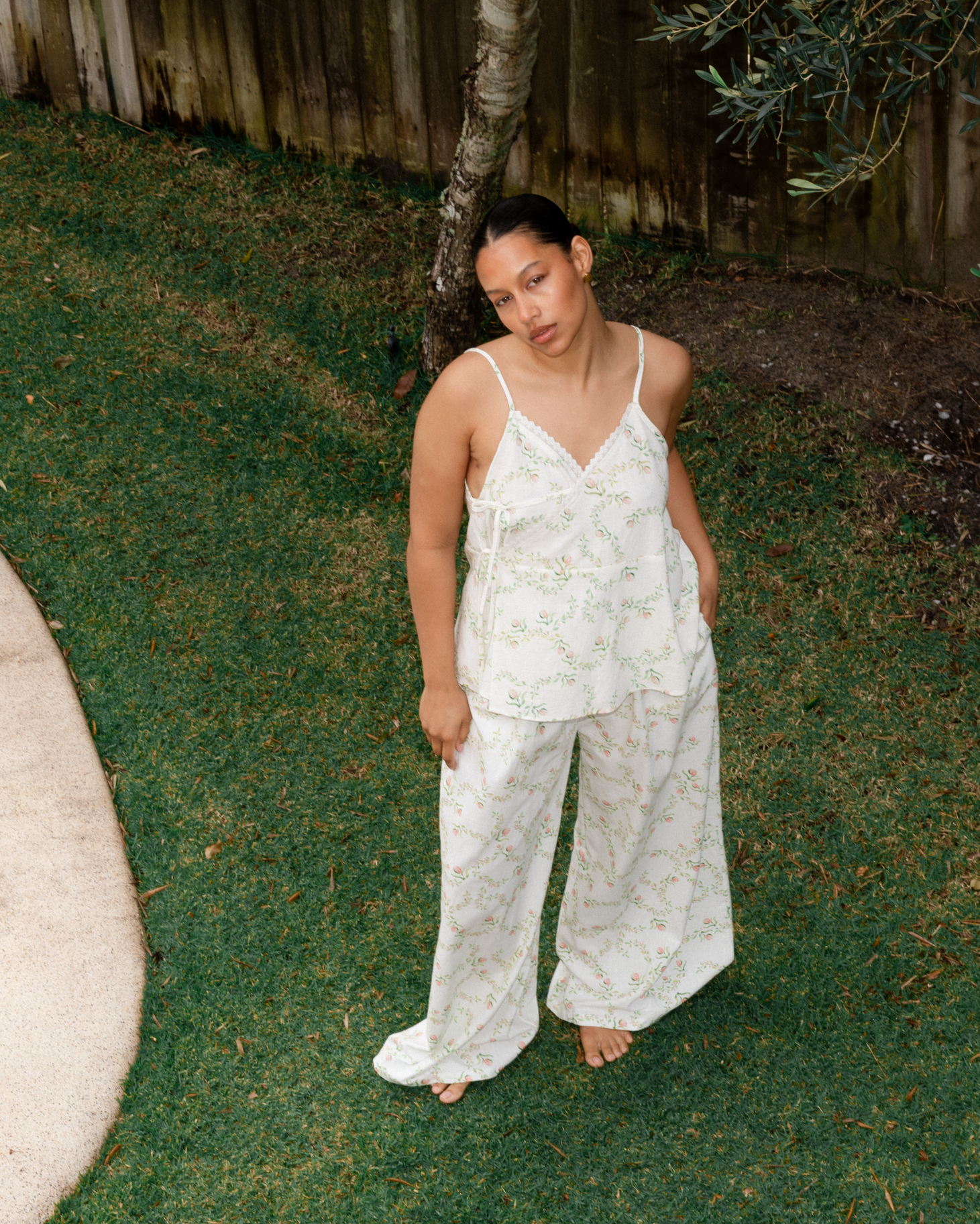 Posey Pants in Cottage Rose - Size Inclusive Maternity Pants - The Lullaby Club