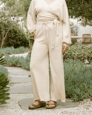 Sadie Knit Pants | Beige