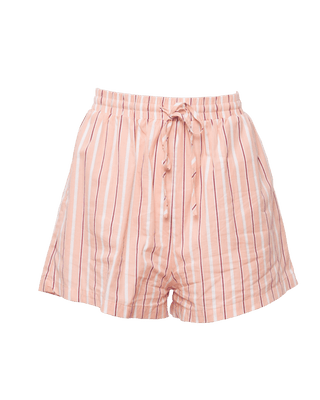 Sage Shorts | Peach Stripe