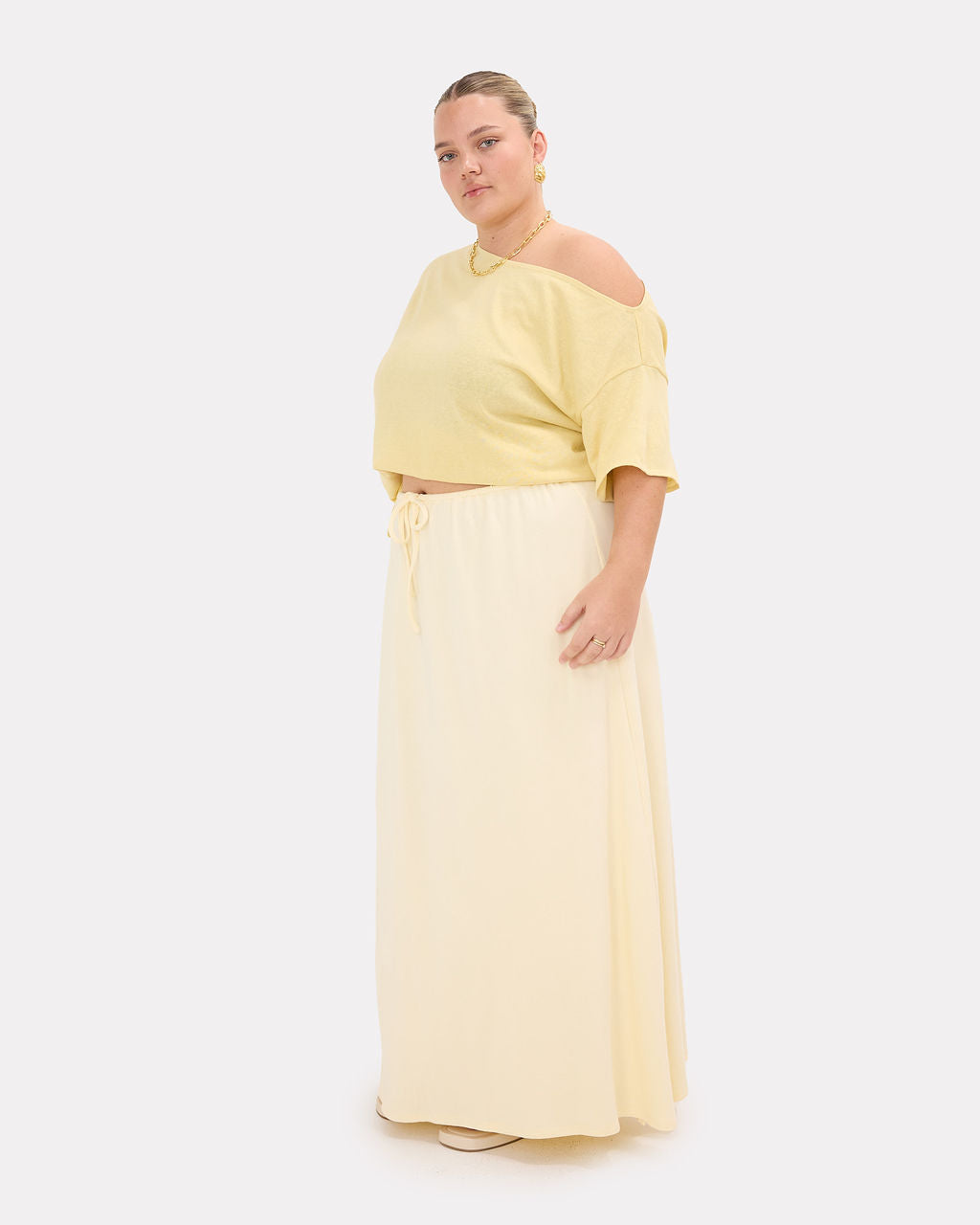 Talisha Top in Mustard | Oversized Fit | The Lullaby Club