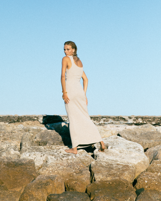 Hazel Knit Dress | Sand
