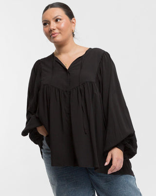 WAREHOUSE SALE | Lilly Peasant Top | Jett