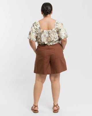 Maggie Tailored Shorts | Brown