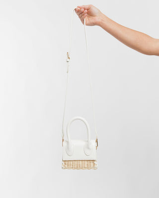 Banksia Micro Handbag | White