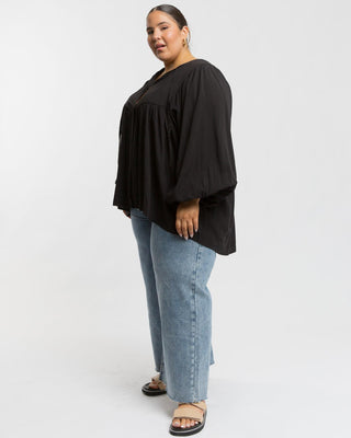 WAREHOUSE SALE | Lilly Peasant Top | Jett